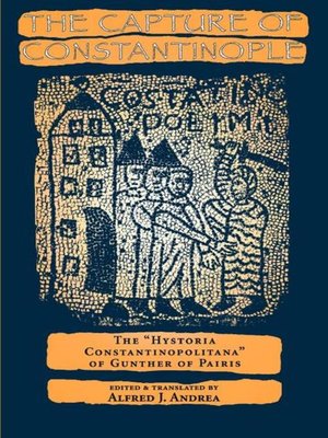 cover image of The Capture of Constantinople
